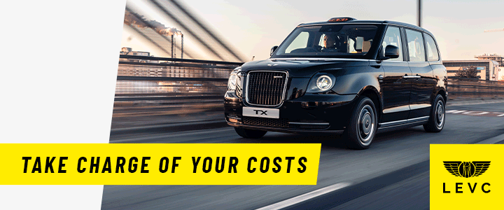 LEVC - Jaga biaya bahan bakar Anda dengan teknologi Electronic City Range Extender kami yang unik