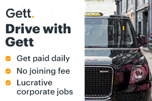 Daftar sebagai sopir taksi hitam dengan Gett