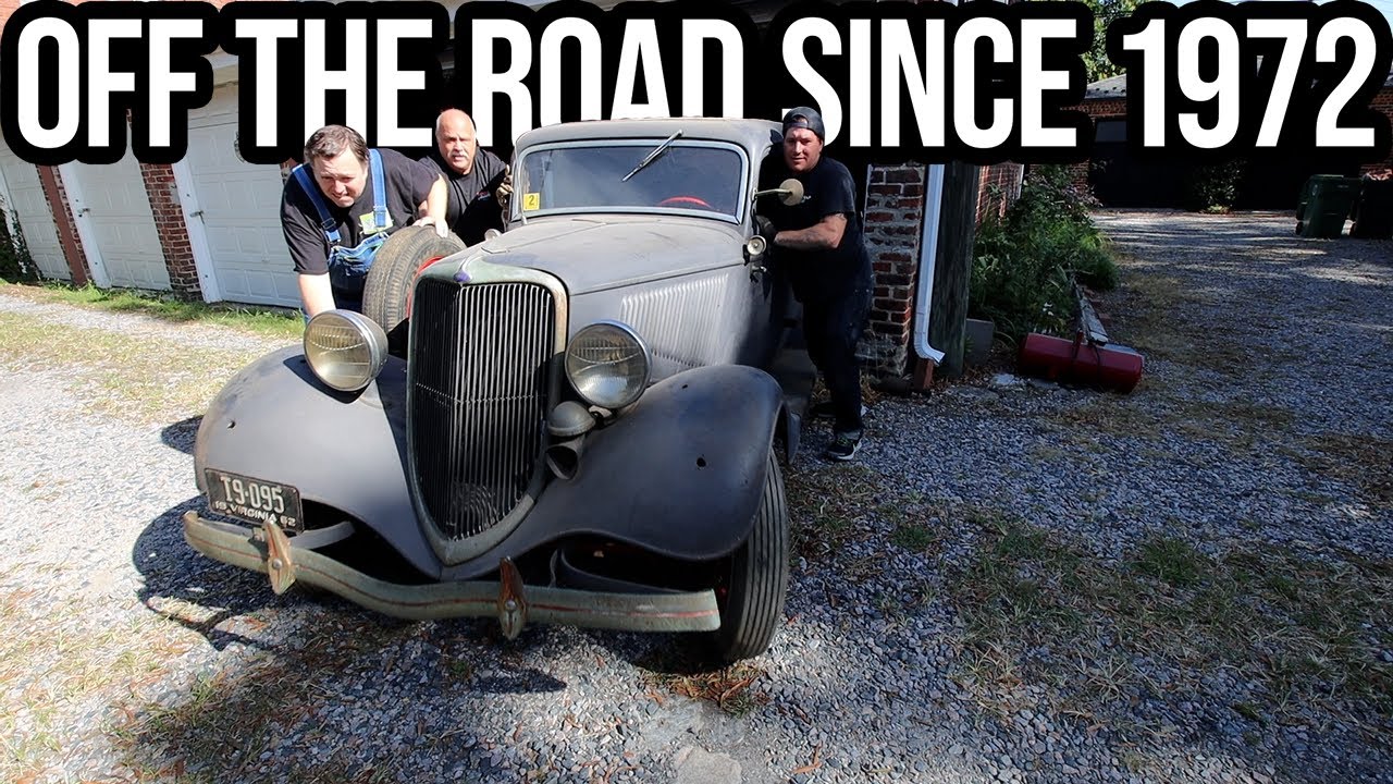 Kru garasi Iron Trap menemukan gudang pengiriman sedan Ford tahun 1934 yang sangat langka di pusat kota Richmond, Virginia